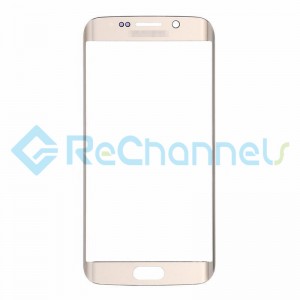 For Samsung Galaxy S6 Edge  Glass Lens Replacement - Gold - Grade S+