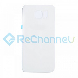 For Samsung Galaxy S6 Battery Door Replacement - White - Grade S+