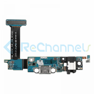 For Samsung Galaxy S6 Edge SM-G925F Charging Port Flex Cable Ribbon with Earphone Jack Replacement (International) - Grade S+	