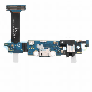 For Samsung Galaxy S6 Edge SM-G925R4 Charging Port Flex Cable Ribbon with Earphone Jack Replacement - Grade S+	