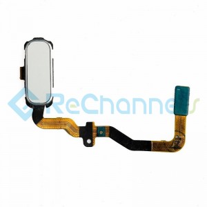 For Samsung Galaxy S7 Home Button With Flex Cable Ribbon Replacement - White- Grade S+	