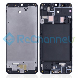 For Samsung Galaxy A20 SM-A205 LCD Frame Replacement - Black - Grade S+