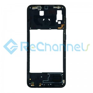 For Samsung Galaxy A20 SM-A205 Middle Frame Replacement - Blue - Grade S+