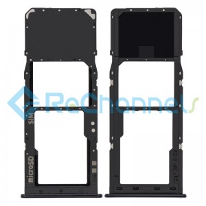 For Samsung Galaxy A30s SM-A307 SIM Card Tray Replacement (Single SIM) - Black - Grade S+
