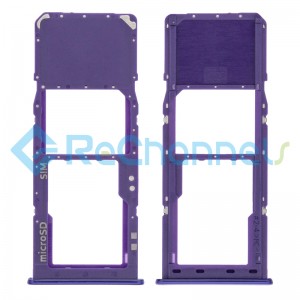 For Samsung Galaxy A30s SM-A307 SIM Card Tray Replacement (Single SIM) - Purple - Grade S+