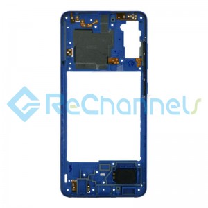 For Samsung Galaxy A41 SM-A415 Middle Frame Replacement - Blue - Grade S+