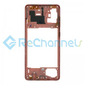 For Samsung Galaxy A71 SM-A715 Middle Frame Replacement - Pink - Grade S+