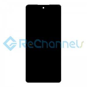 For Samsung Galaxy A72 SM-A725 LCD Screen and Digitizer Assembly Replacement - Black - Grade S+