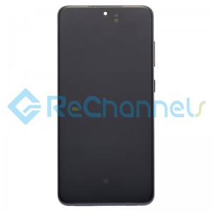 Samsung Galaxy S21 FE 5G LCD Screen and Digitizer Assembly with Frame Replacement - Graphite - Grade S+
