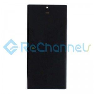 For Samsung Galaxy S22 Ultra 5G LCD Screen and Digitizer Assembly with Frame Replacement - Green - Grade S+