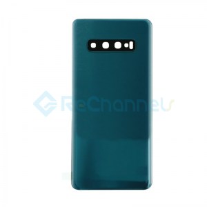 For Samsung Galaxy S10+ G975F Battery Door Replacement - Prism Green - Grade R