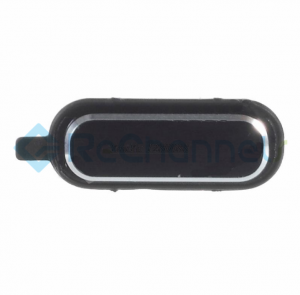 For Samsung Galaxy Tab 3 7.0 Home Button Replacement - Black - Grade S+