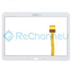 For Samsung Galaxy Tab 4 10.1 Digitizer Touch Screen Replacement - White - Grade S+