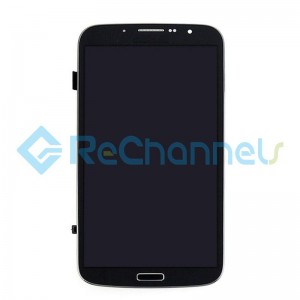 For Samsung Galaxy MEGA LCD Screen and digitizer Assembly Replacement - Black - Grade S