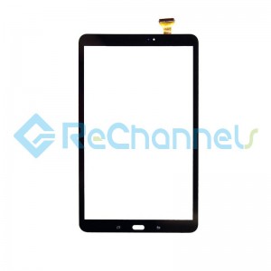 For Samsung Galaxy Tab A 10.1 (2016) SM-T580 Digitizer Touch Screen Replacement - Black- Grade S+