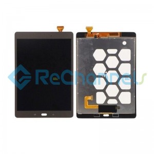 For Samsung Galaxy Tab A - 9.7" T550 LCD Screen and Digitizer Assembly Replacement - Gray - Grade S+