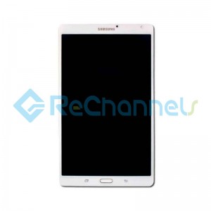 For Samsung Galaxy Tab S - 8.4"  T700 / T705 LCD Screen and Digitizer Assembly Replacement - White - Grade S+