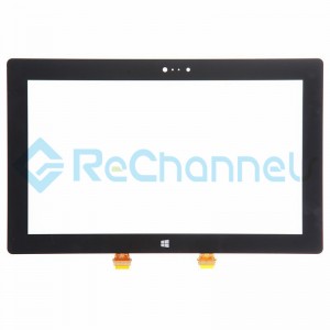 For Microsoft Surface 2 Digitizer Touch Screen Replacement - Black - Grade S+