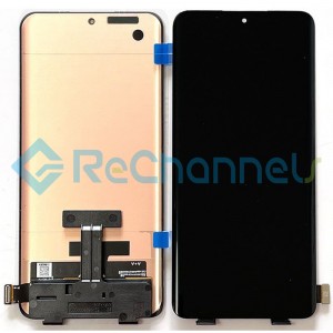 For Xiaomi 12X LCD Screen and Digitizer Assembly Replacement - Black - Grade S+