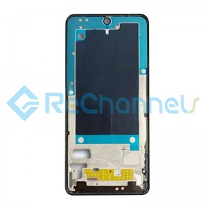 For Xiaomi Mi 11i Front Housing Replacement - Silver/Blue - Grade S+
