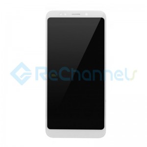 For Xiaomi Redmi 5 Plus LCD Screen and Digitizer Assembly Replacement - White - Grade S+