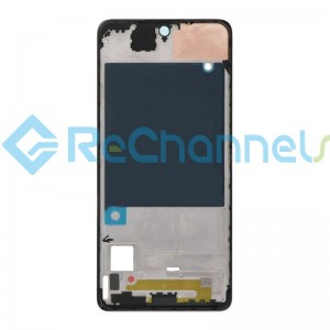 For Xiaomi Redmi Note 10 Pro Front Housing Replacement - Black - Grade S+