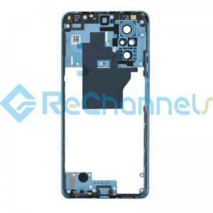For Xiaomi Redmi Note 10 Pro Middle Frame Replacement - Blue - Grade S+