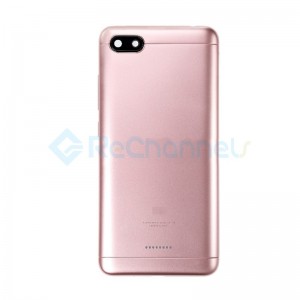 For Xiaomi Redmi 6A Rear Housing Replacement - Pink - Grade S+